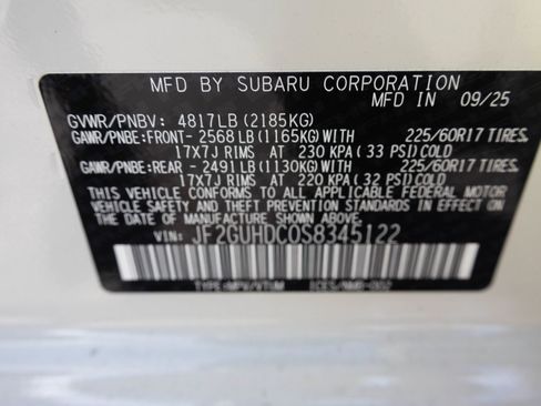 New 2025 Subaru Crosstrek 2.0i Premium image 36