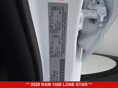 New 2026 RAM 1500 Lone Star RWD image 35