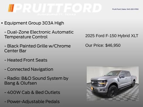 Used 2025 Ford F150 XLT w/ Equipment Group 303A High AWD/4WD image 19