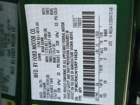 New 2025 Ford Bronco Sport Outer Banks w/ Sasquatch Outer Banks Package image 33