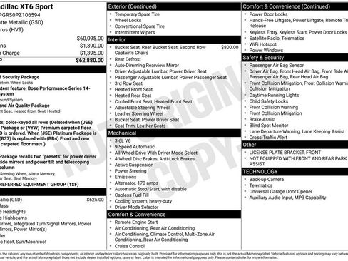 Used 2023 Cadillac XT6 Sport image 31