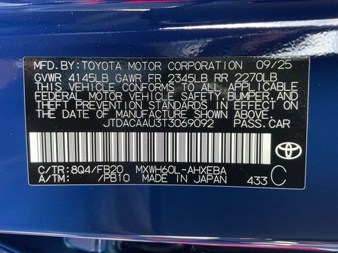 New 2026 Toyota Prius LE image 40