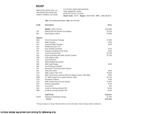 Certified 2022 Mercedes-Benz AMG GT 53 image 2