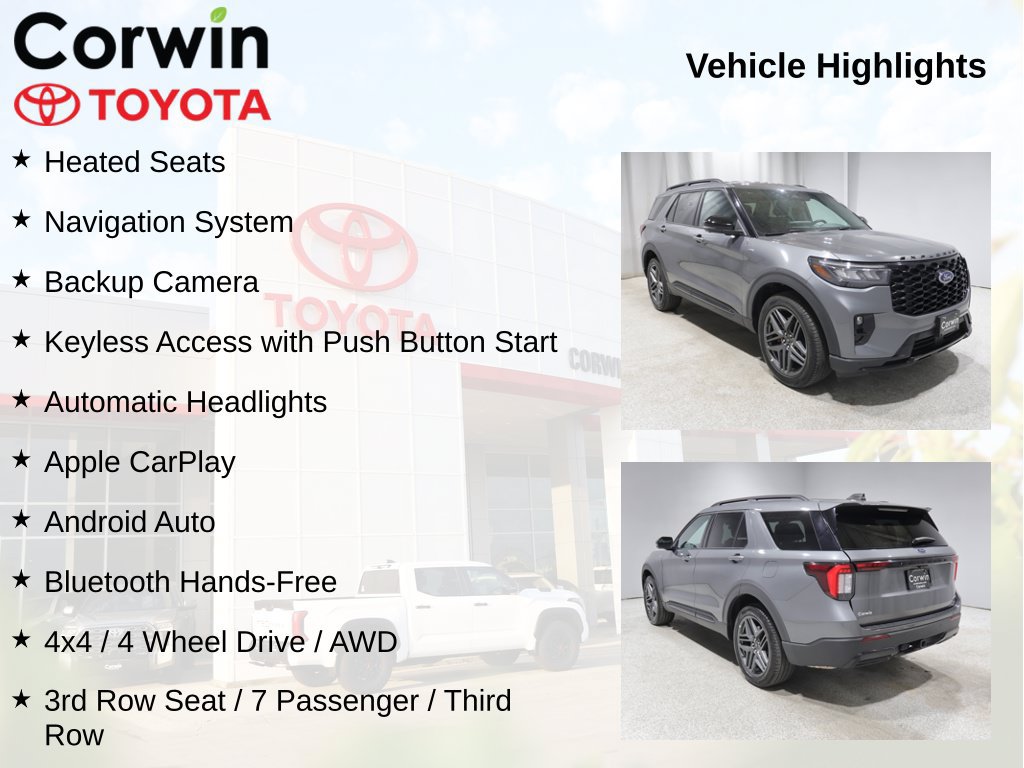 Used 2025 Ford Explorer ST-Line w/ ST-Line Street Pack AWD/4WD image 11