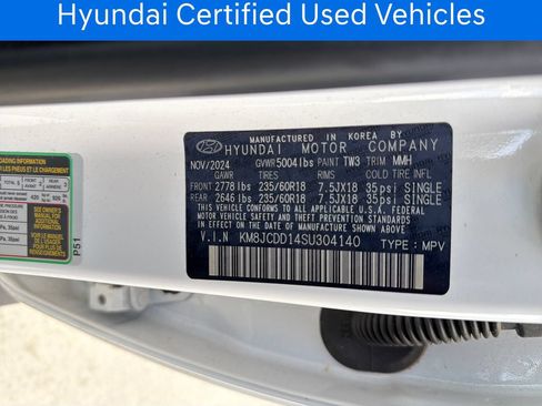 Certified 2025 Hyundai Tucson SEL AWD/4WD image 34