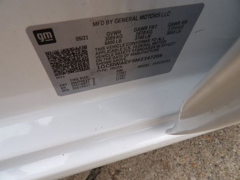 Used 2021 Chevrolet Silverado 1500 W/T w/ WT Safety Package image 13