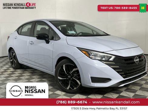 New 2025 Nissan Versa SR w/ Trunk Package FWD image 1
