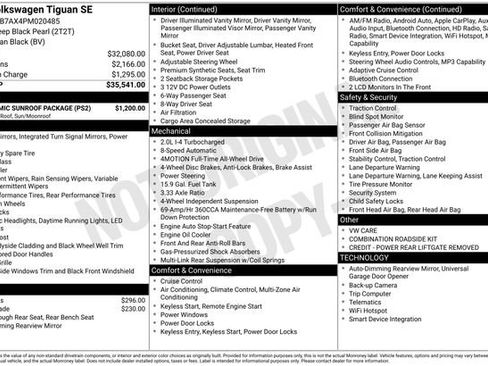 Certified 2023 Volkswagen Tiguan SE w/ Panoramic Sunroof Package image 24
