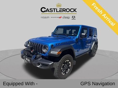 Used 2025 Jeep Wrangler Unlimited Rubicon 4xe w/ Safety Group AWD/4WD image 1