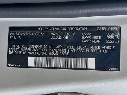 Used 2020 Volvo S60 T6 Momentum image 32