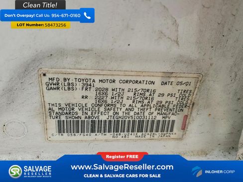Used 2001 Toyota RAV4 2WD image 17