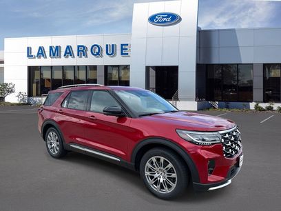 New 2026 Ford Explorer Platinum