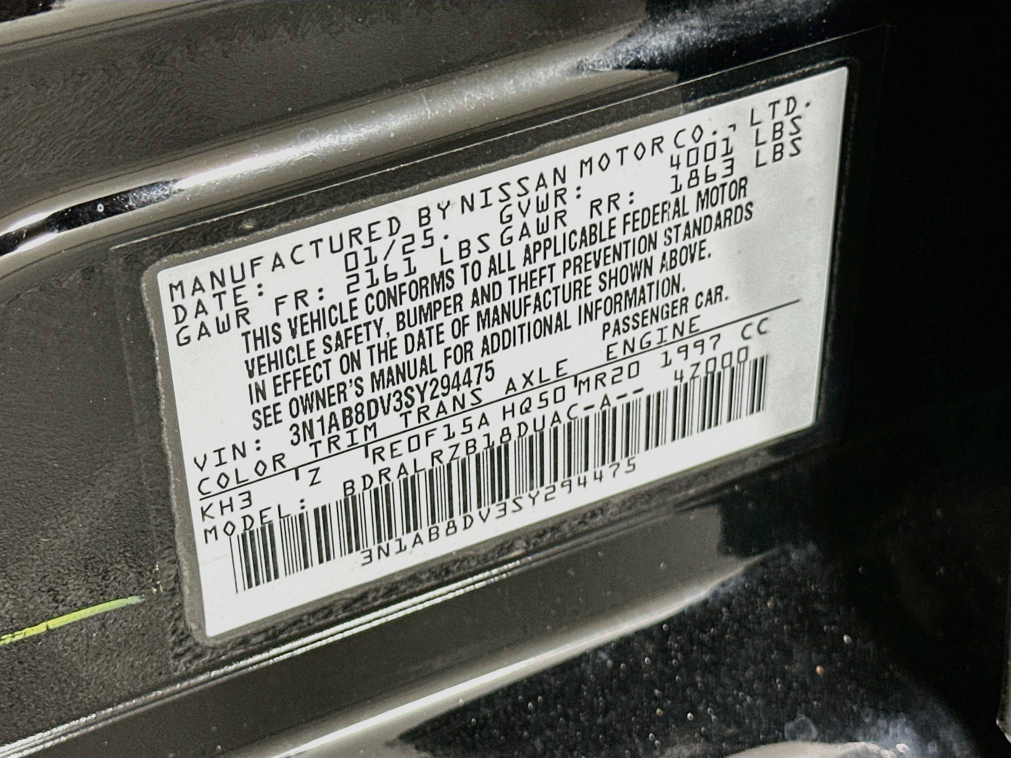 Used 2025 Nissan Sentra SR w/ Midnight Edition FWD image 12