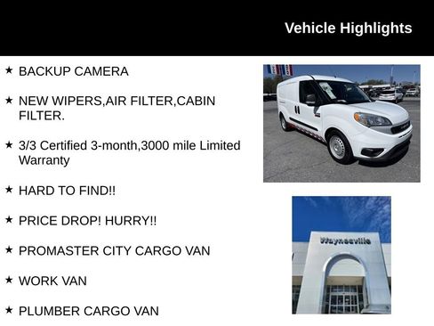 Used 2022 RAM ProMaster City Wagon FWD image 2