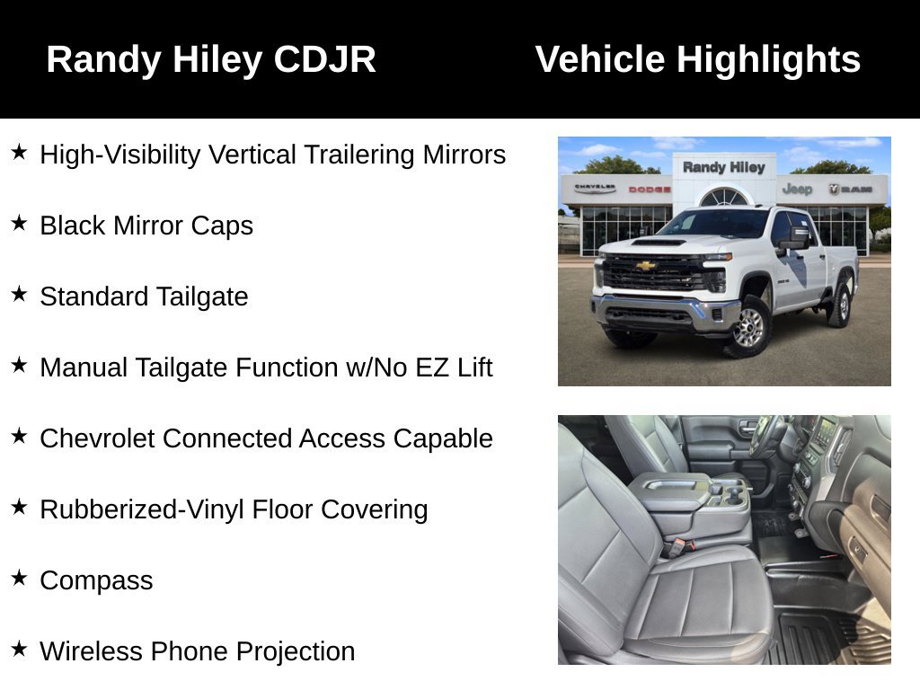 Used 2024 Chevrolet Silverado 2500 W/T w/ WT Fleet Convenience Package AWD/4WD image 15