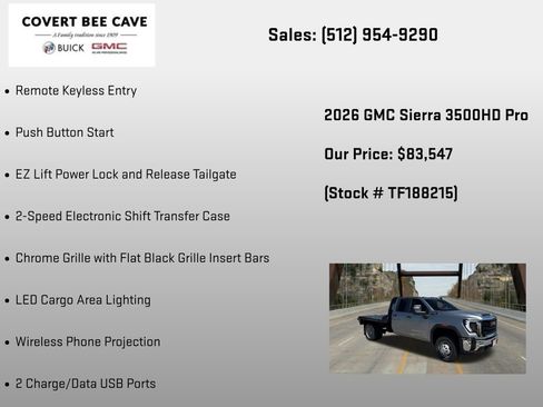 New 2026 GMC Sierra 3500 Pro w/ Convenience Package AWD/4WD image 18