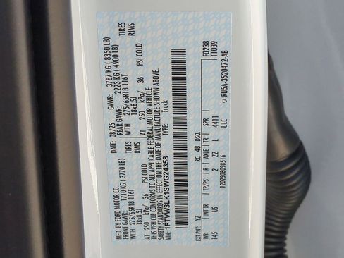 New 2025 Ford F150 Lightning XLT image 56