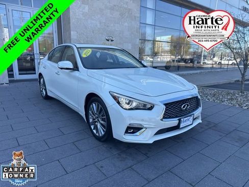 Certified 2023 INFINITI Q50 Luxe w/ Cargo Package AWD/4WD image 1