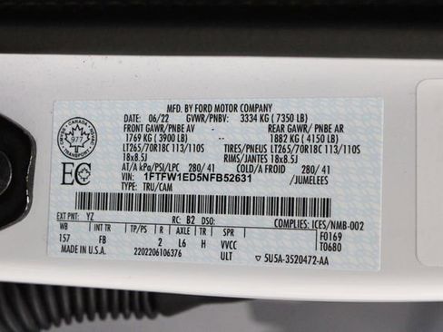 Used 2022 Ford F150 XLT w/ Equipment Group 302A High image 22