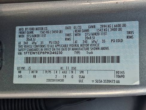 Certified 2023 Ford F150 XLT w/ Equipment Group 302A High AWD/4WD image 29