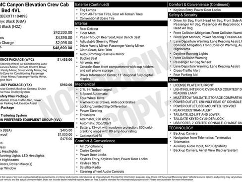 New 2026 GMC Canyon Elevation w/ Convenience Package AWD/4WD image 31