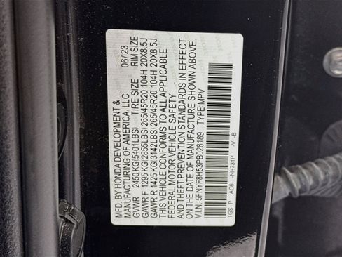 Certified 2023 Honda Passport EX-L image 32