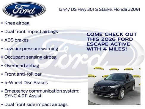 New 2026 Ford Escape Active w/ Tech Pack #1 FWD image 25