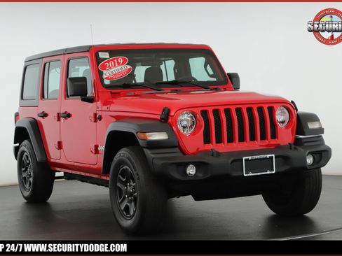 Certified 2019 Jeep Wrangler Unlimited Sport image 1