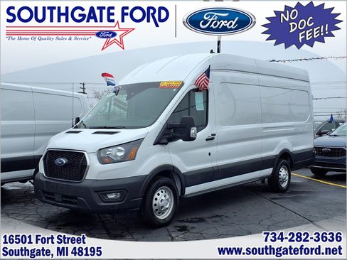 Used 2025 Ford Transit 350 148 High Roof Extended AWD w/ Upfitter Package image 1
