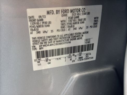 Used 2013 Ford Edge Limited w/ Class II Trailer Tow Pkg image 34