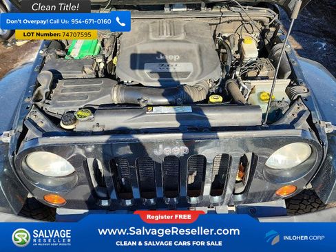 Used 2012 Jeep Wrangler Unlimited Sahara w/ Connectivity Group image 16