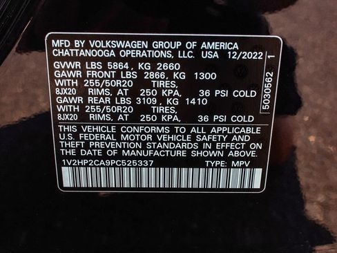 Used 2023 Volkswagen Atlas SE w/ Black Wheel Package AWD/4WD image 15