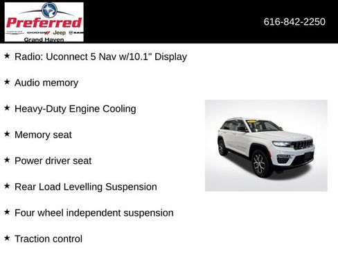Used 2023 Jeep Grand Cherokee Limited w/ Trailer Tow Prep Group (B) image 12