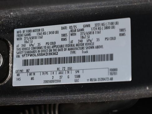 Used 2025 Ford F150 XLT w/ Equipment Group 301A Standard AWD/4WD image 39