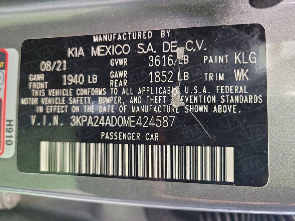 Used 2021 Kia Rio S w/ Technology Package FWD image 33