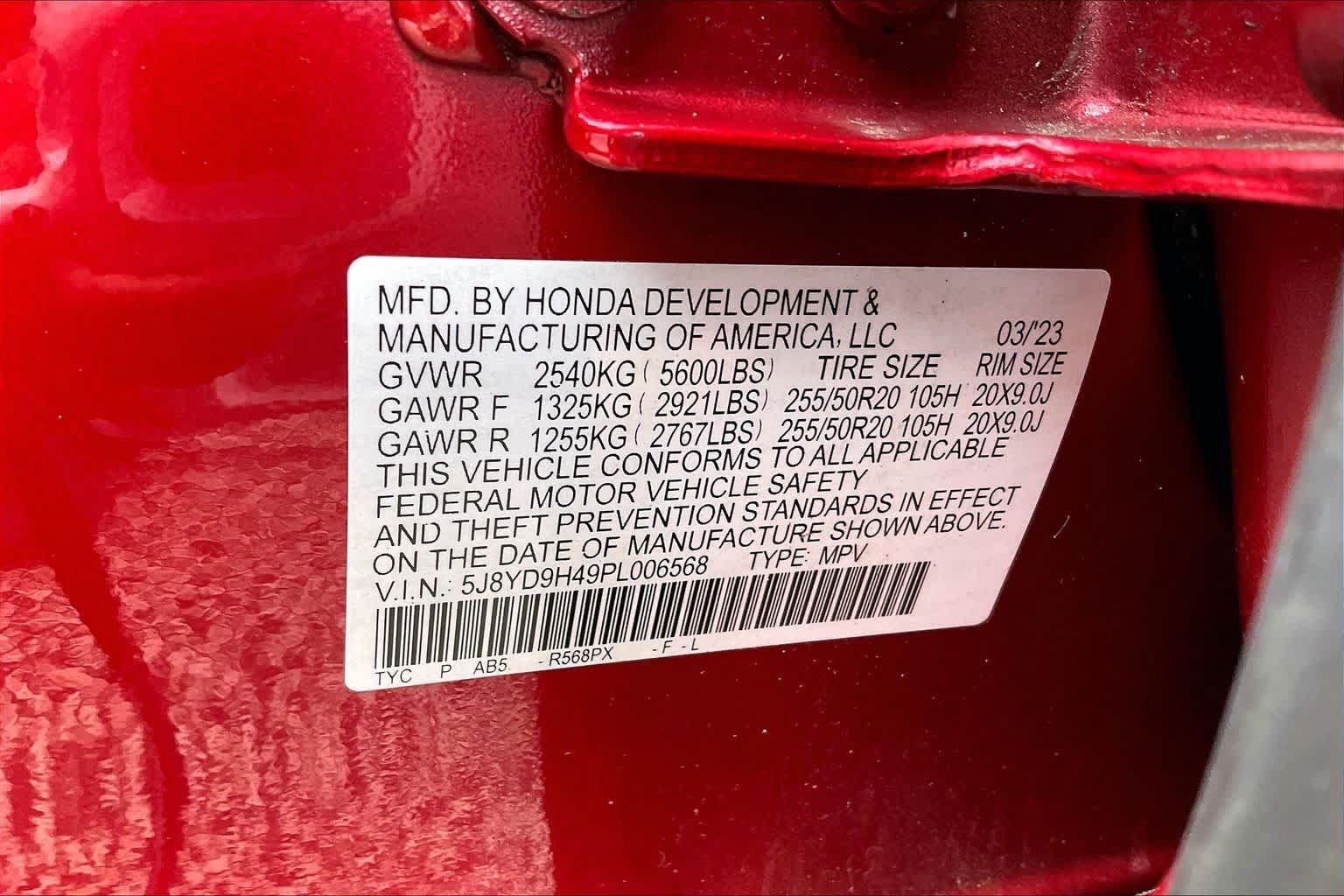 Certified 2023 Acura MDX w/ Technology Package FWD image 33