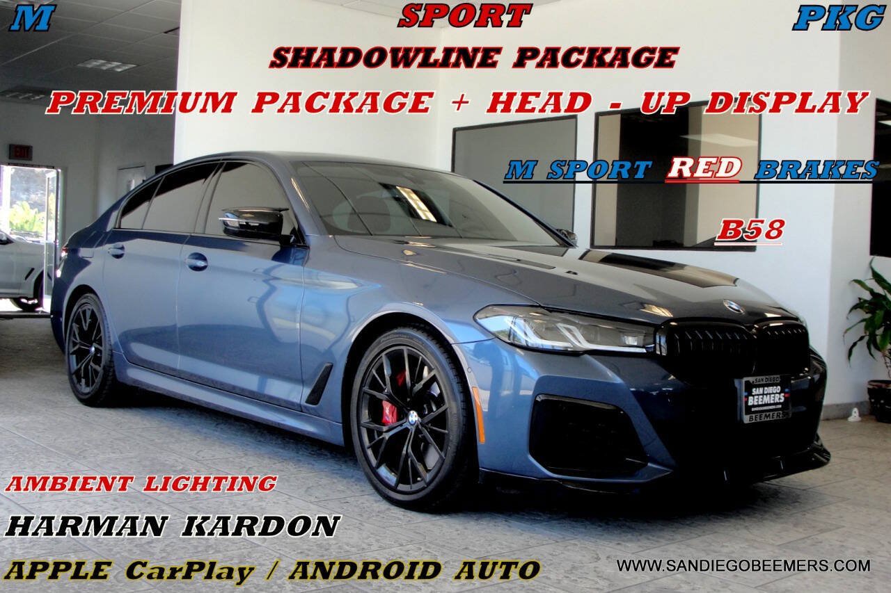 Used 2023 BMW 540i w/ M Sport Package RWD image 1