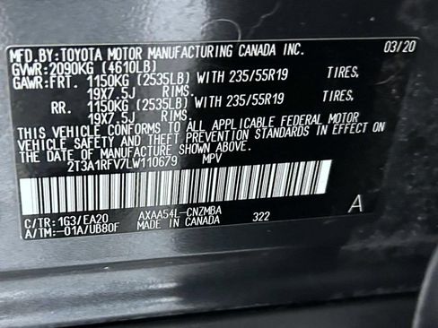 Used 2020 Toyota RAV4 XLE Premium w/ All Weather Liner Package AWD/4WD image 26