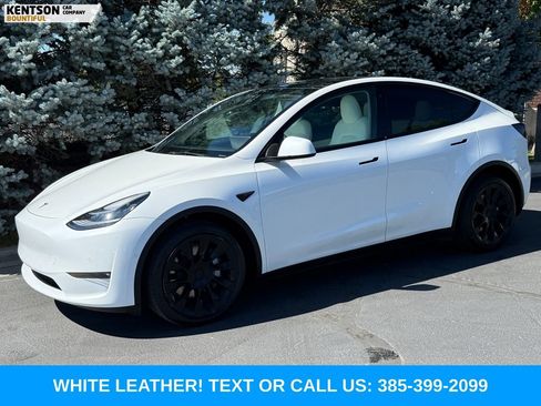 Used 2021 Tesla Model Y Long Range AWD/4WD image 1