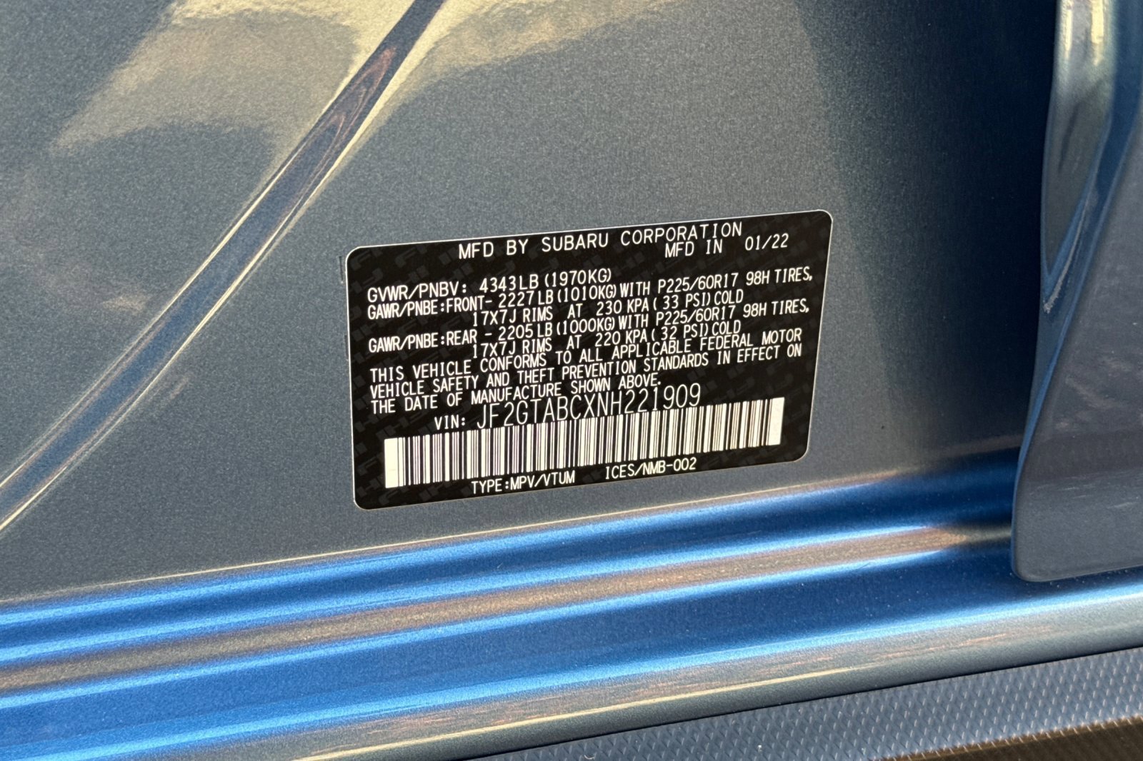 Used 2022 Subaru Crosstrek 2.0i AWD/4WD image 28