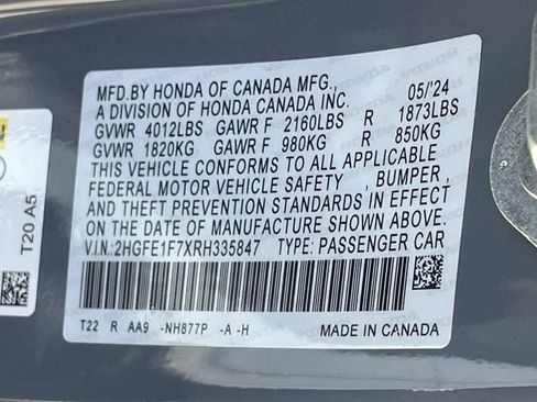 Used 2024 Honda Civic EX image 29