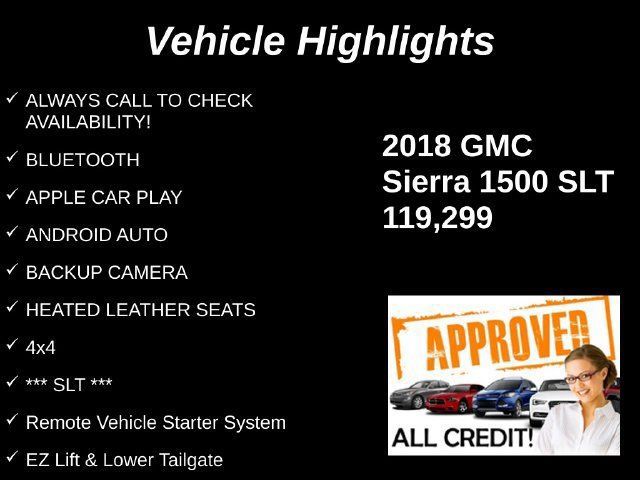 Used 2018 GMC Sierra 1500 SLT AWD/4WD image 10