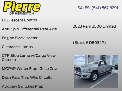 Used 2023 RAM 2500 Limited w/ Towing Technology Group AWD/4WD image 10