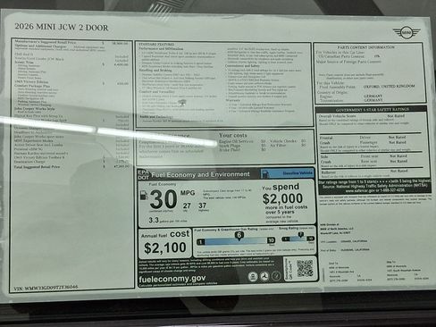 New 2026 MINI Cooper John Cooper Works image 29