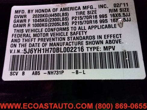 Used 2011 Honda Element EX image 20