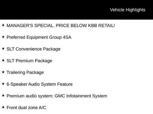 Used 2021 GMC Sierra 1500 SLT w/ SLT Premium Package AWD/4WD image 5