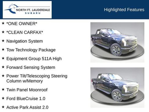Used 2023 Ford F150 Lightning Lariat w/ Equipment Group 511A High AWD/4WD image 7