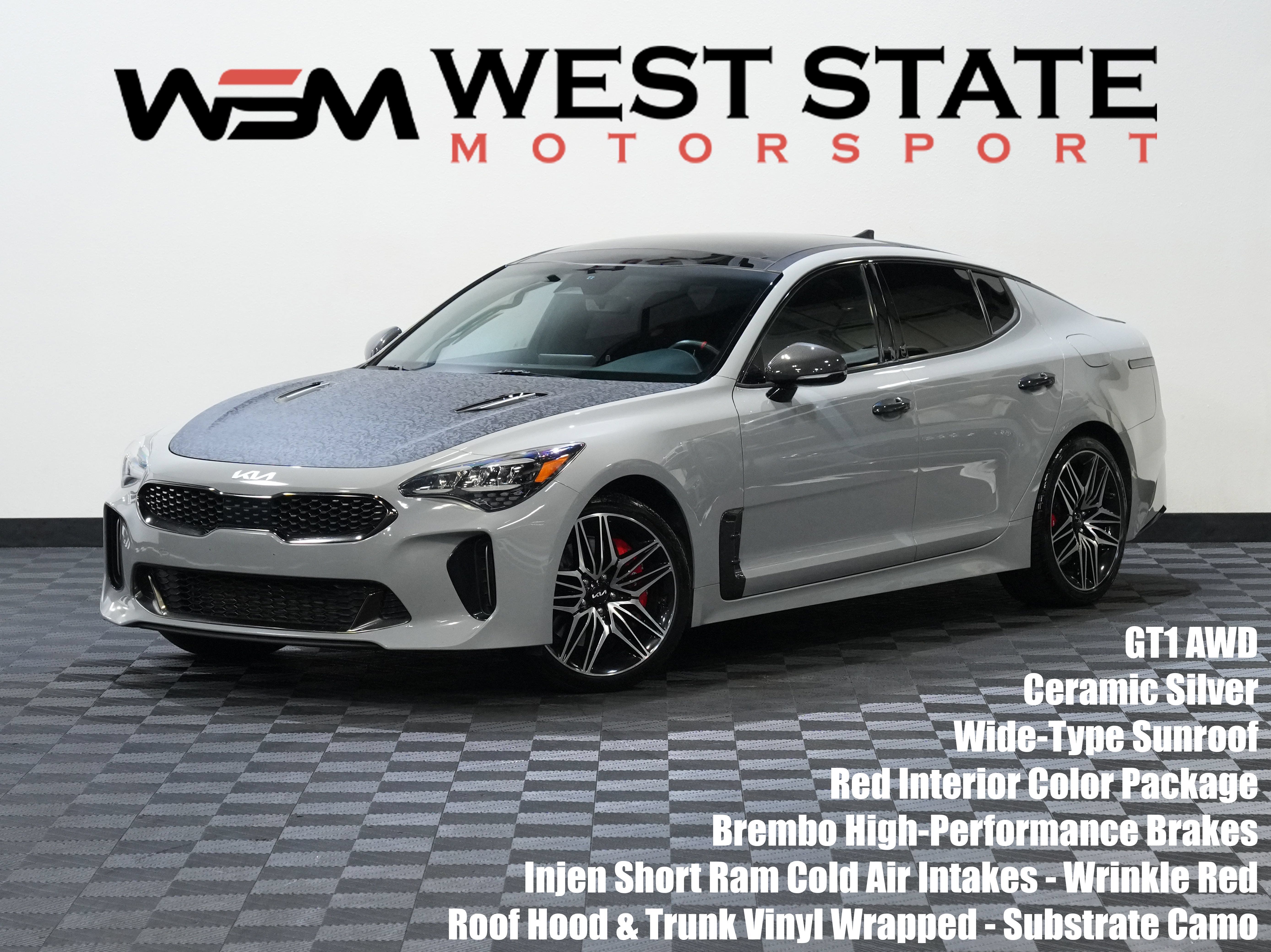 Used 2022 Kia Stinger GT1 w/ Red Interior Color Package AWD/4WD image 1