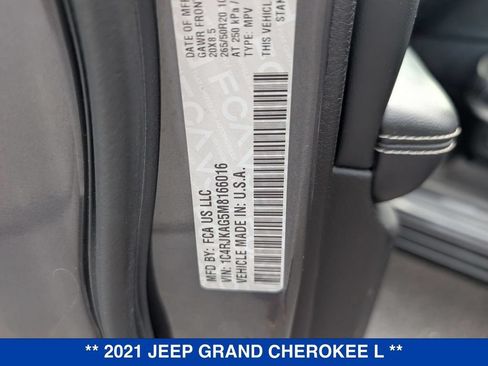 Used 2021 Jeep Grand Cherokee L Laredo AWD/4WD image 35