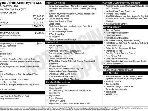 Used 2025 Toyota Corolla Cross AWD Hybrid w/ Convenience Package image 4